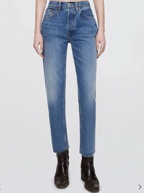 RE/DONE High Rise Stove Pipe jeans size 26